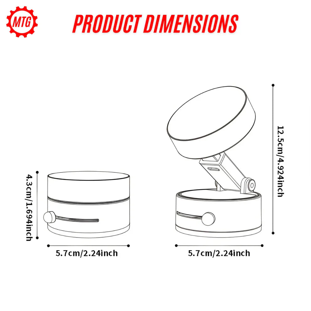 Magnetic Suction Phone Holder (Car, Home & Office)